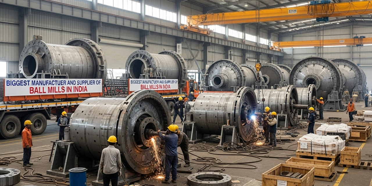 Biggest Manufacturer and Supplier of Ball Mills in India