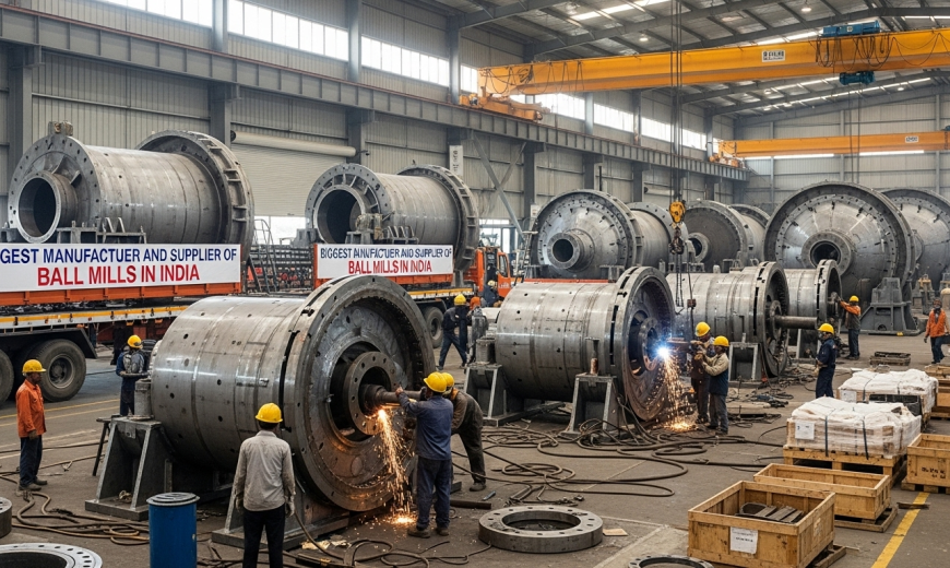 Biggest Manufacturer and Supplier of Ball Mills in India
