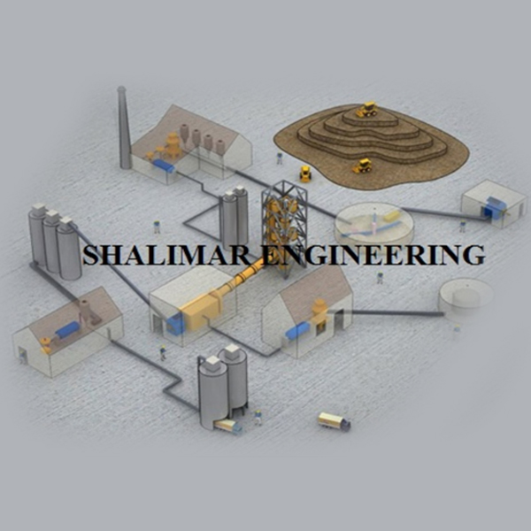 Mini Cement Plant with Rotary Kiln System by Shalimar Engineering in India