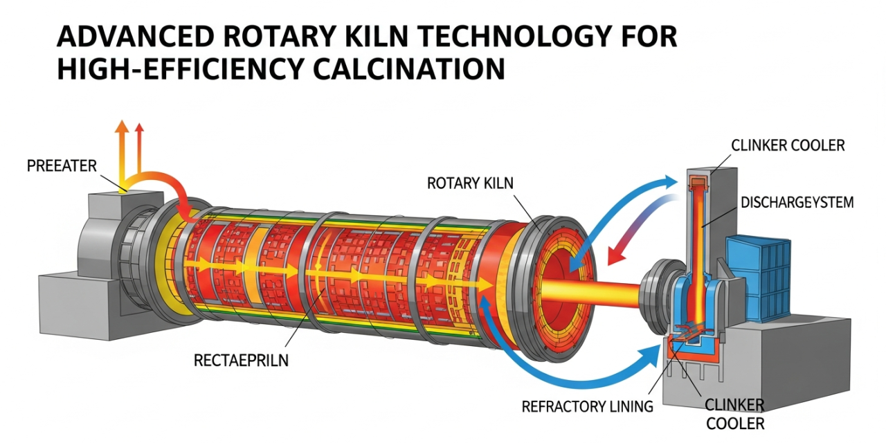 Advanced Rotary Kiln Technology for High-Efficiency Calcination