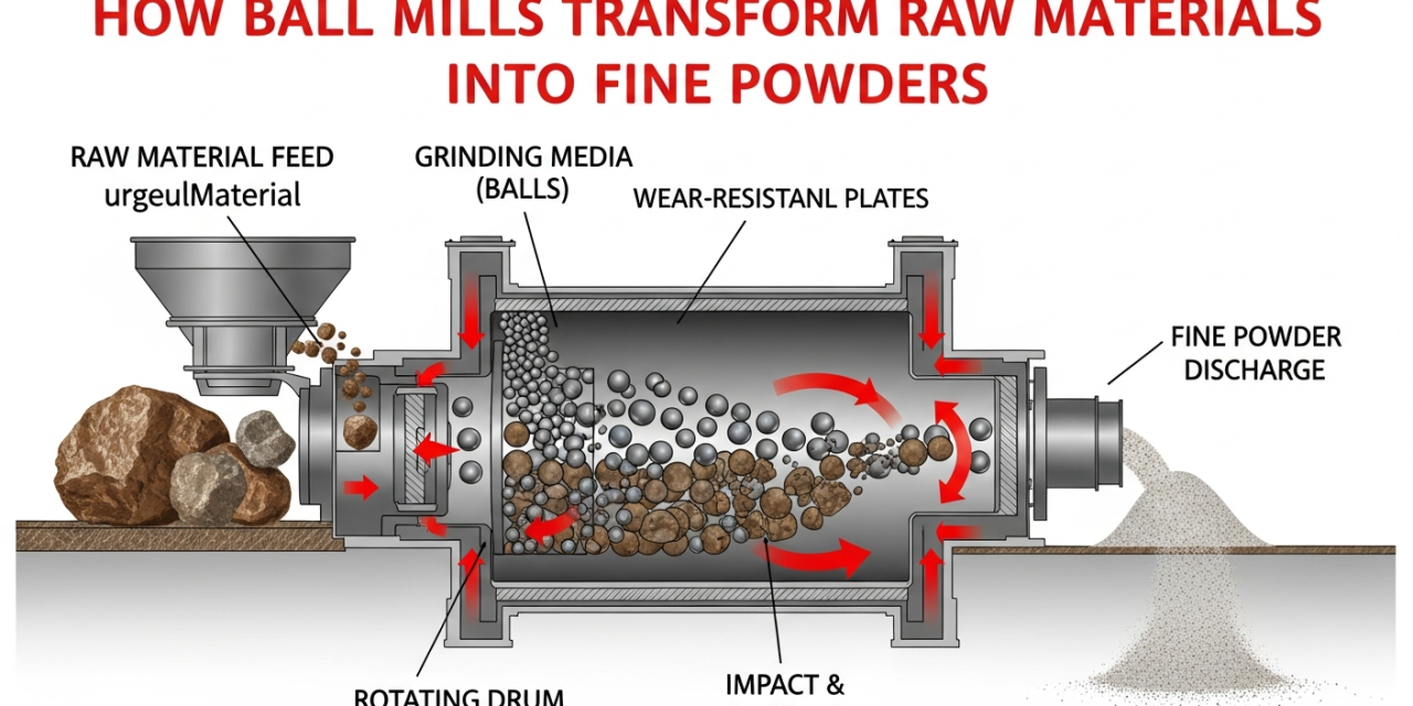 How Ball Mills Transform Raw Materials into Fine Powders