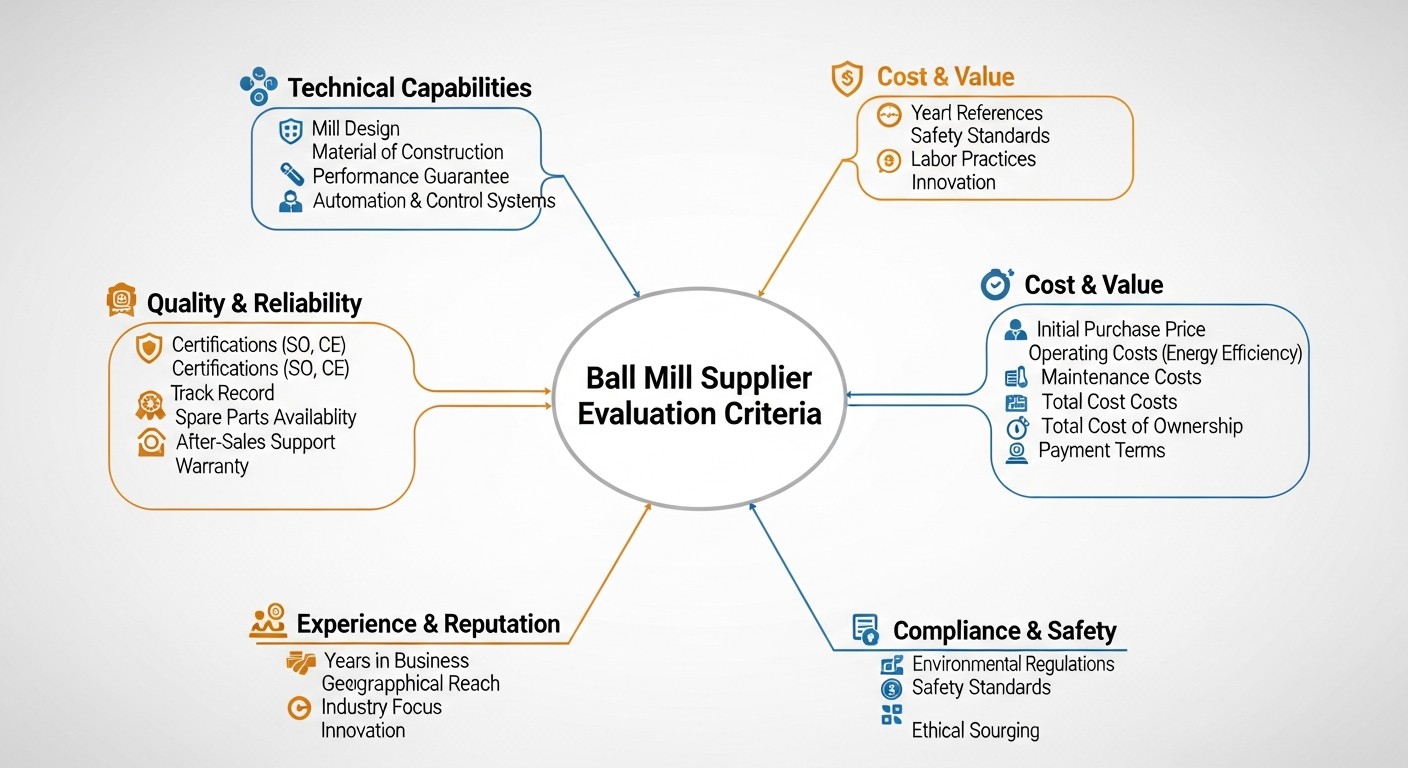 Ball Mill Supplier Evaluation Criteria
