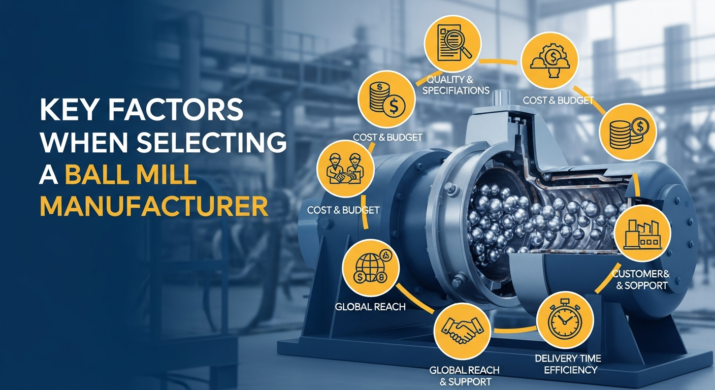 Key Factors When Selecting a Ball Mill Manufacturer