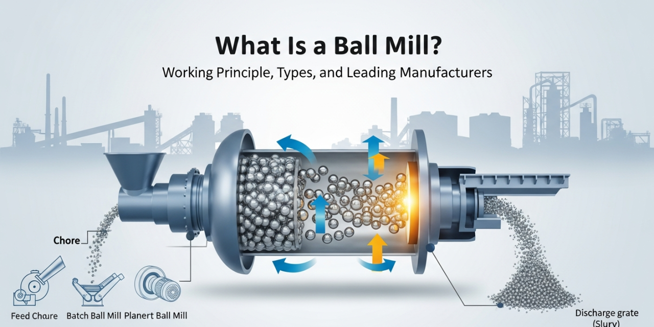 What Is a Ball Mill? Working Principle, Types, and Leading Manufacturers