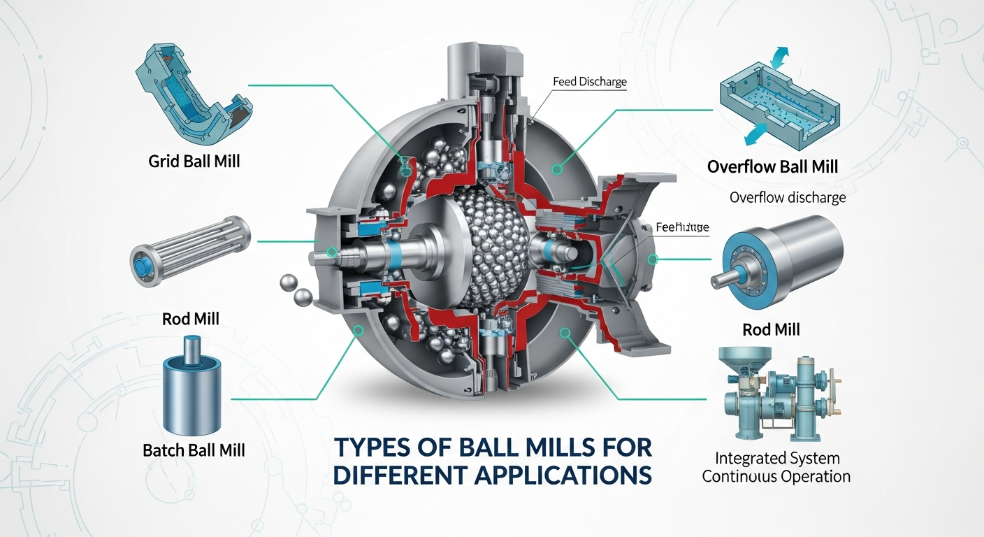 Types of Ball Mills for Different Applications