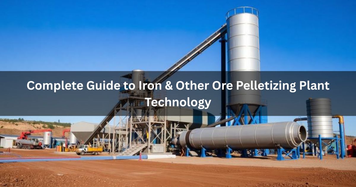 Complete Guide to Iron & Other Ore Pelletizing Plant Technology