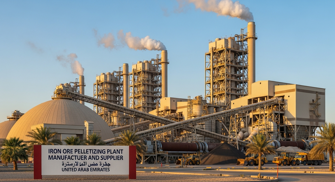 Iron Ore Pelletizing Plant Manufacturer and Supplier in United Arab Emirates