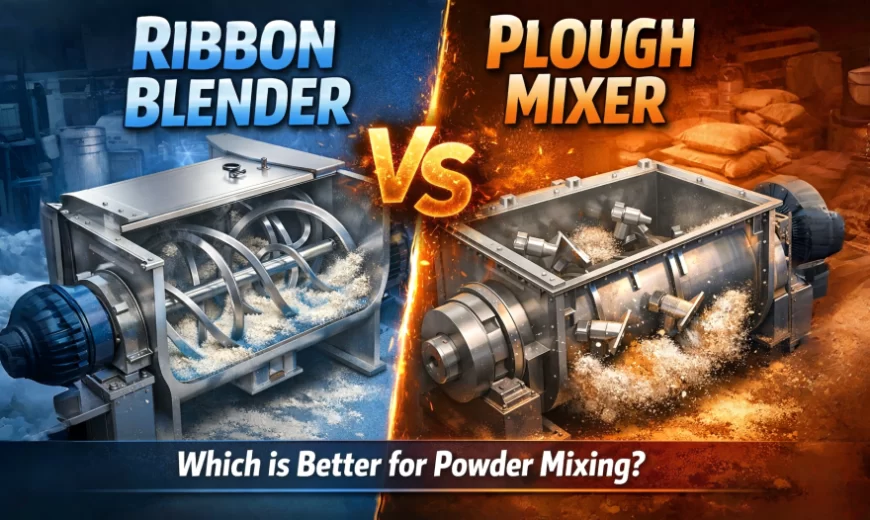 Ribbon Blender vs Plough Mixer for Powder Mixing