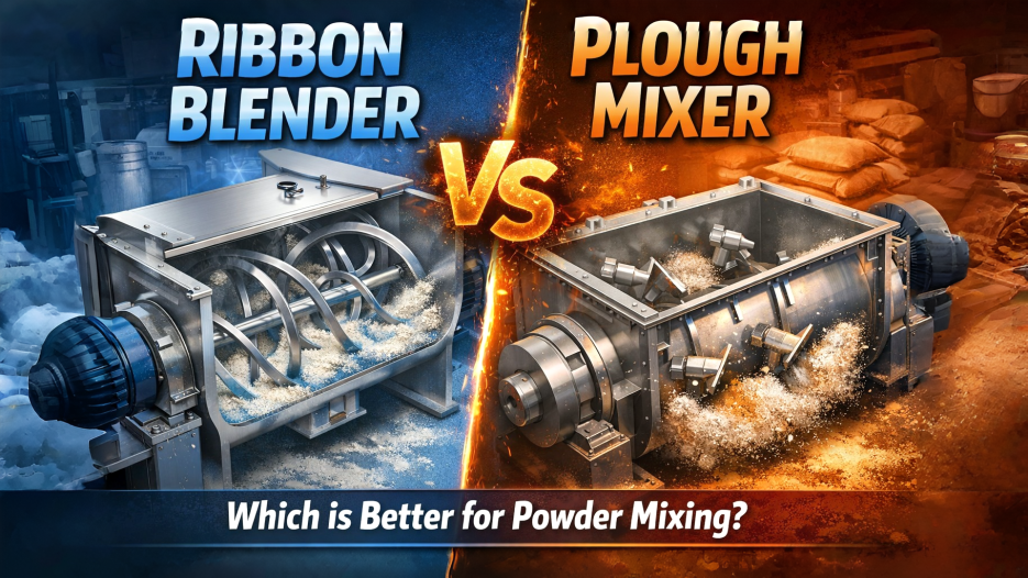 Ribbon Blender vs Plough Mixer for Powder Mixing