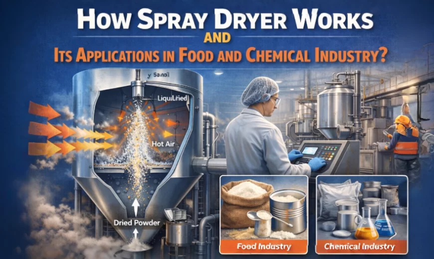 Spray Dryer Manufacturer and Exporter in India