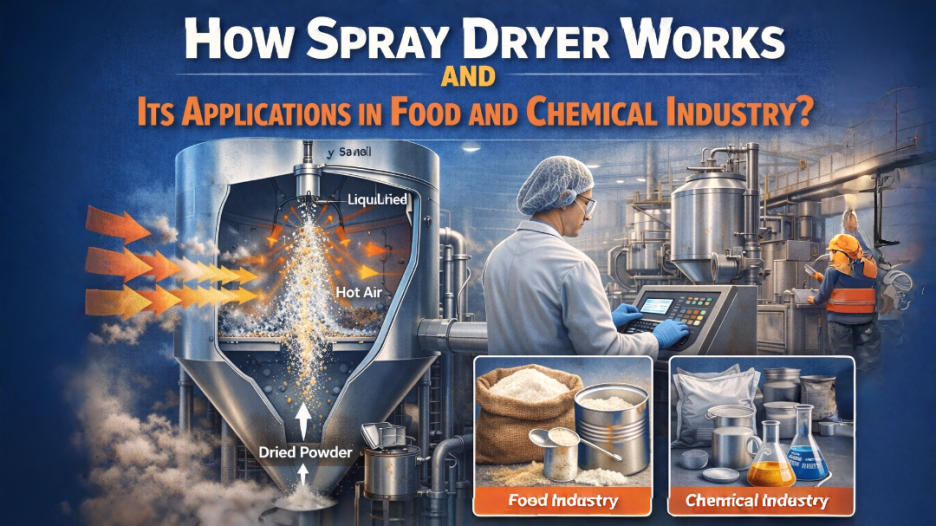 Spray Dryer Manufacturer and Exporter in India
