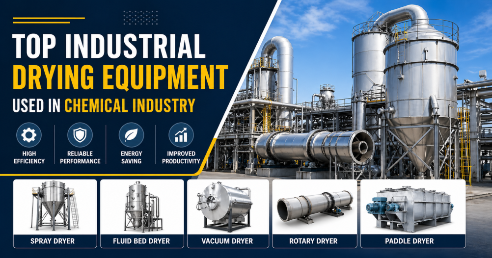 Top Industrial Drying Equipment Used in Chemical Industry