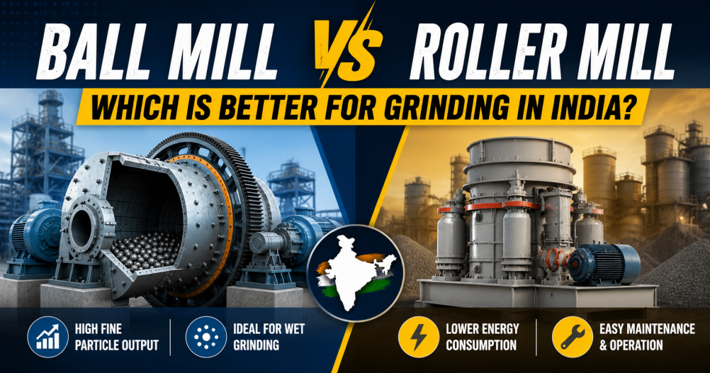 Ball Mill vs Roller Mill Which is Better for Grinding in India