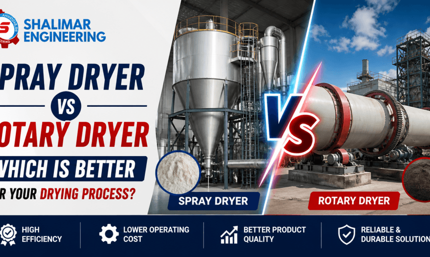 Spray Dryer vs Rotary Dryer Which is Better for Your Drying Process?