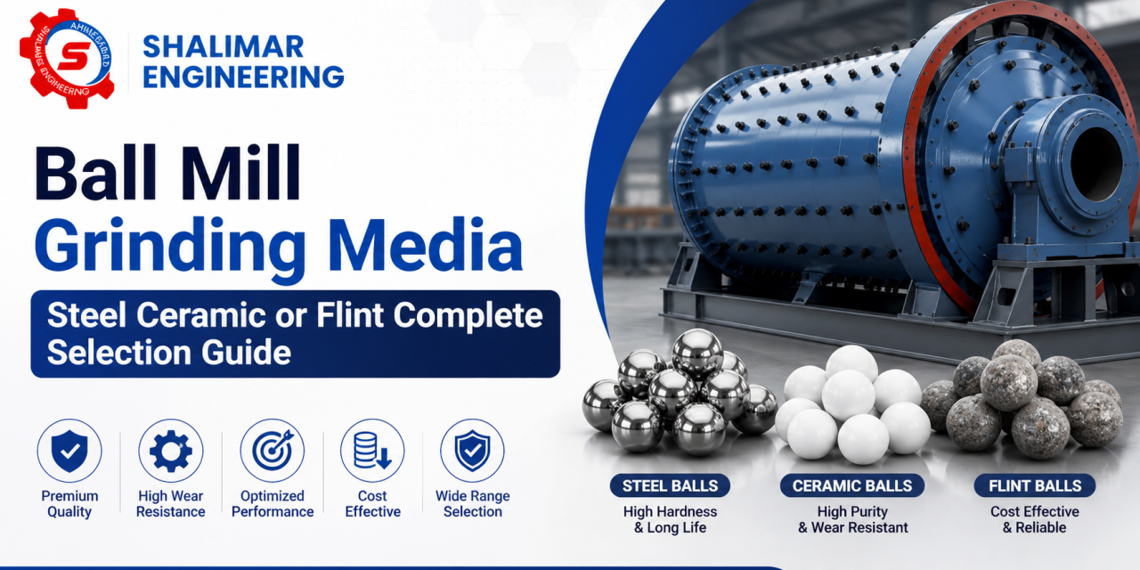 Ball Mill Grinding Media Steel Ceramic or Flint Complete Selection Guide