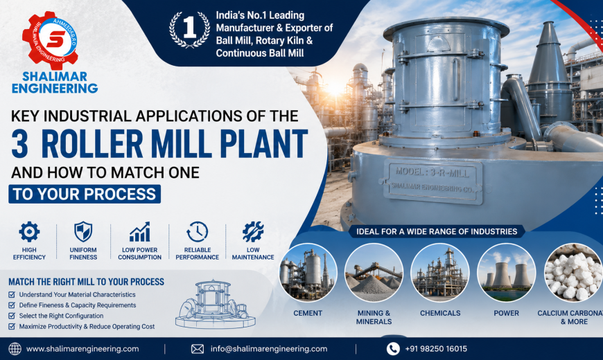 Key Industrial Applications of the 3 Roller Mill Plant and How to Match One to Your Process