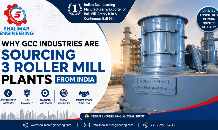 Why GCC Industries Are Sourcing 3 Roller Mill Plants from India