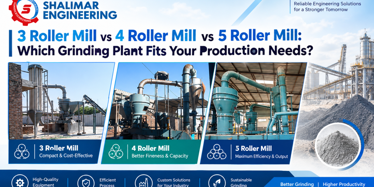 3 Roller Mill vs 4 Roller Mill vs 5 Roller Mill: Which Grinding Plant Fits Your Production Needs?