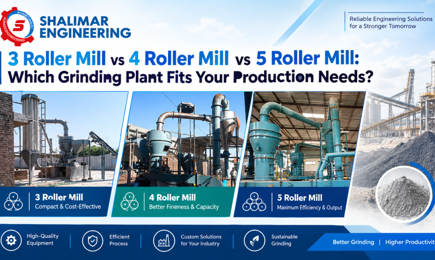 3 Roller Mill vs 4 Roller Mill vs 5 Roller Mill: Which Grinding Plant Fits Your Production Needs?