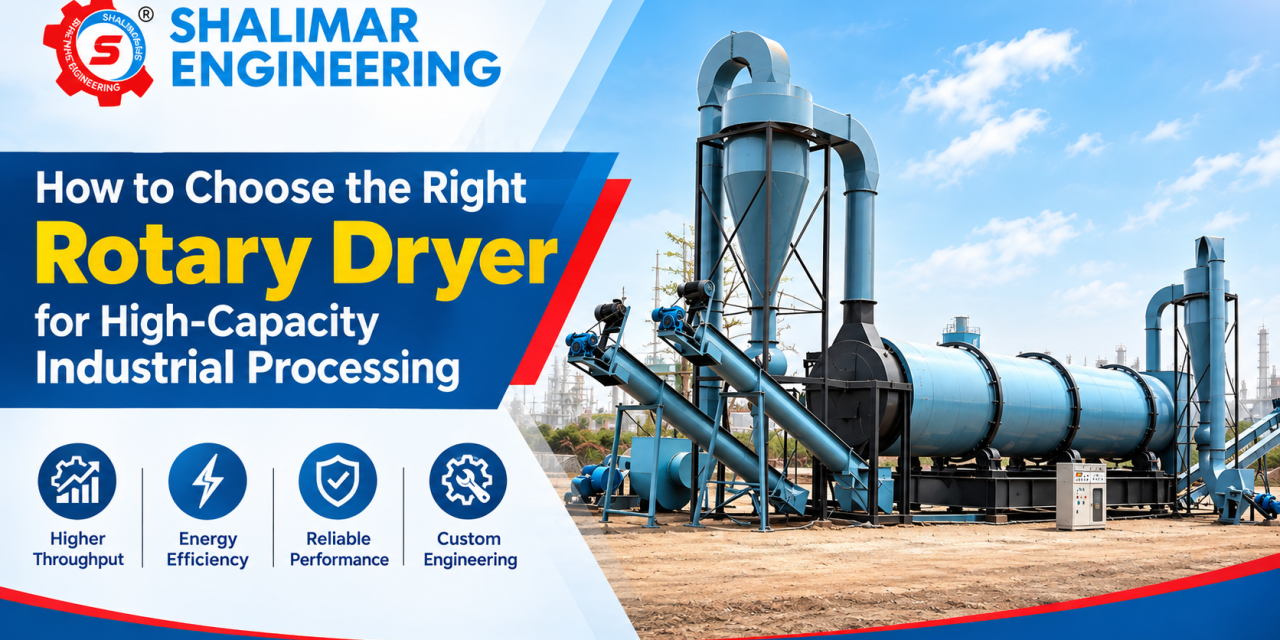 How to Choose the Right Rotary Dryer for High-Capacity Industrial Processing