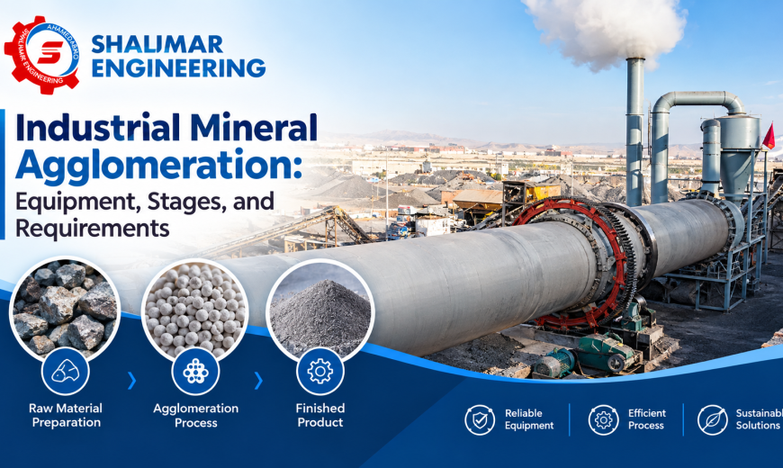 Industrial Mineral Agglomeration: Equipment, Stages, and Requirements